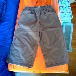Brown capris 